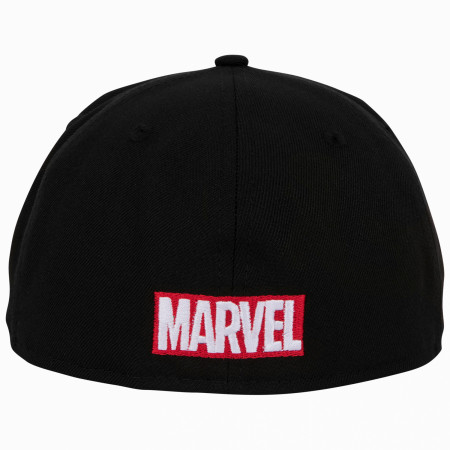 Daredevil Logo Black Colorway New Era 59Fifty Fitted Hat